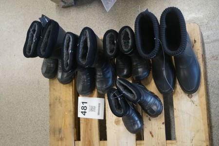 5 pieces. Rubber boots, Brand: Equipage