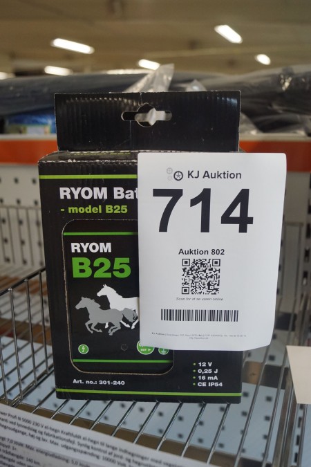 2 stk. Batterihegn, Mærke: Ryom, Model: B25