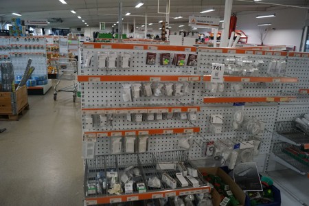 Various electronic components.