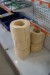 Large batch of u-brackets + 5 rolls of sisal rope