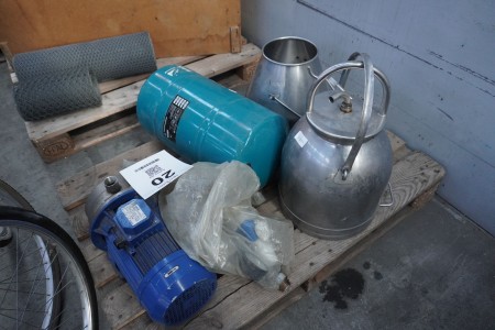 Ebara water pump + Grundfos tank