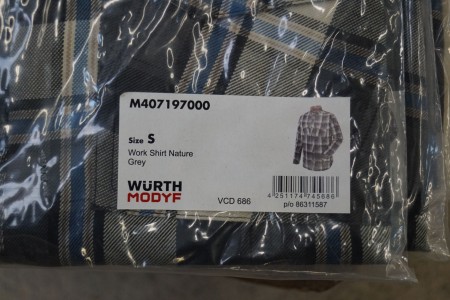 4 pcs. shirts, Brand: Würth Modif.