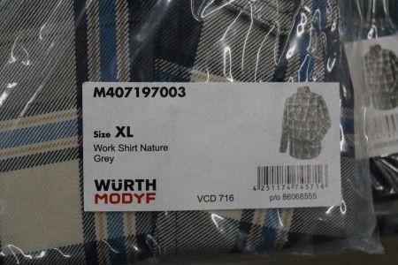 5 pieces. shirts, Brand: Würth Modif.