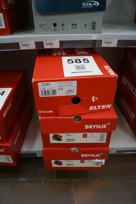 3 pieces. Safety shoes, Brand: Brynje & Elten
