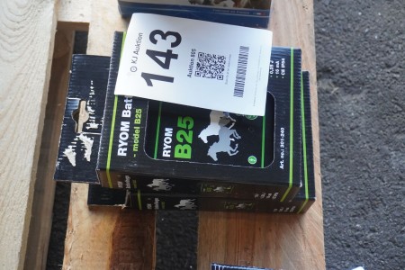 2 pcs. Battery fence, Brand: Ryom, Model: B25 ..