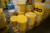 Approx. 65 buckets with facade paint