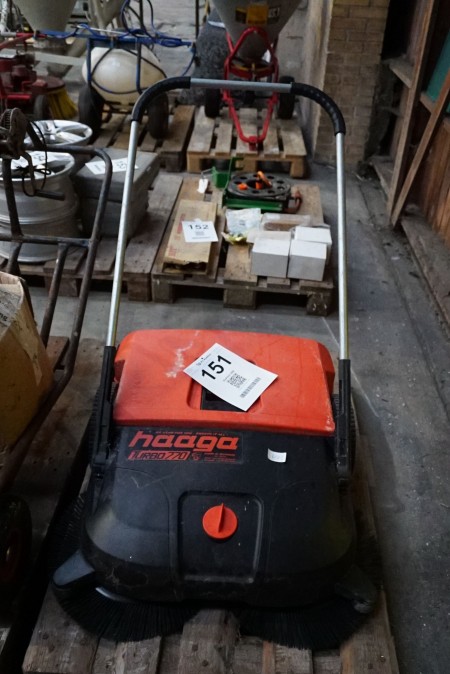 Sweeper, make: haaga, model: Turbo770