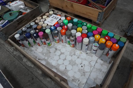 Large batch of belton spray paint