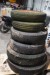6 agricultural tires with rims