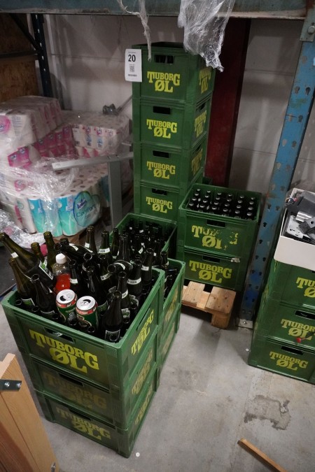 21 boxes of beer, Tuborg pilsner