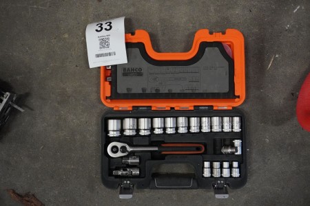Bacho socket wrench set, complete, minus 16 top