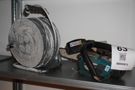Chainsaw, Brand: Makita, Model: DCS2301 + cable drum