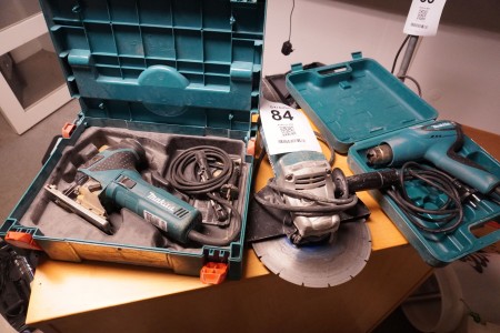 3 pieces. power tools, Brand: Makita