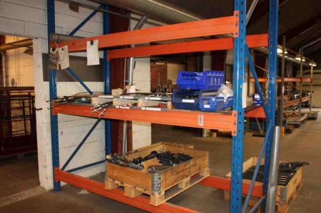 Pallet rack, 3 sections, 3 meters, 3 tons