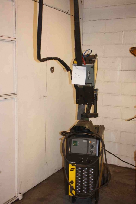 CO2 welder, ESAB MIG 410W + wire feed unit, ESAB Feed 304 + welding cables and welding handle