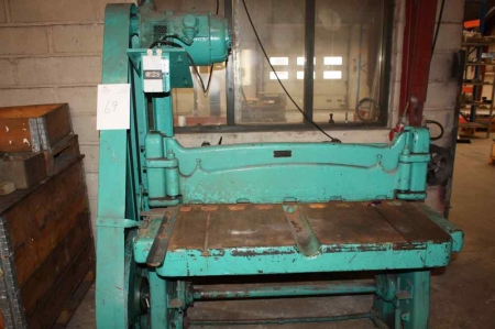 Guillotine, Chr Bold Eftf Max. cutting width: approx. 1050 mm