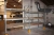 Pallet rack, 2 sections, 3 beams, width approx. 2 m + truck guard
