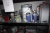 Exhaust Cabinet with content (solvents, etc.) + 4 bucks + painter suits, unused