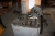 Lathe, Harrison M400. Center height approx. 205 mm. Turning Length approx. 1500 mm. Steel cabinet with various tools for lathe. Centre rest + three-jack-chuck