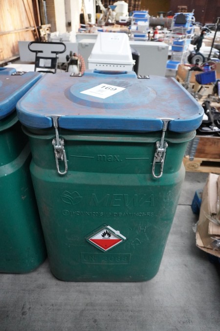 Environmental waste bin, brand: Mewa