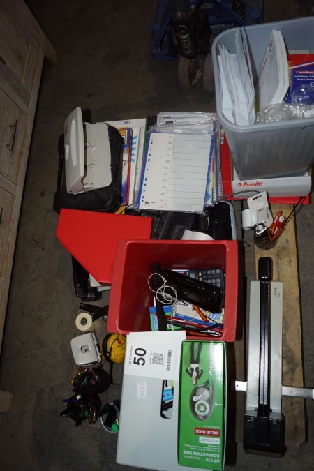 Lot of office supplies