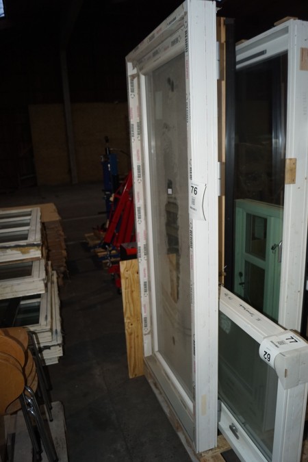 1 door with frame, without handle