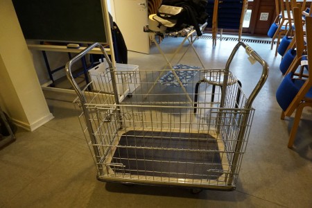 Trolley with cage