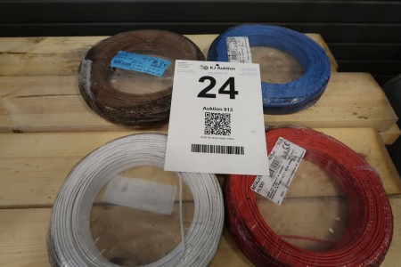 4x100 meter cable, 1x1.5