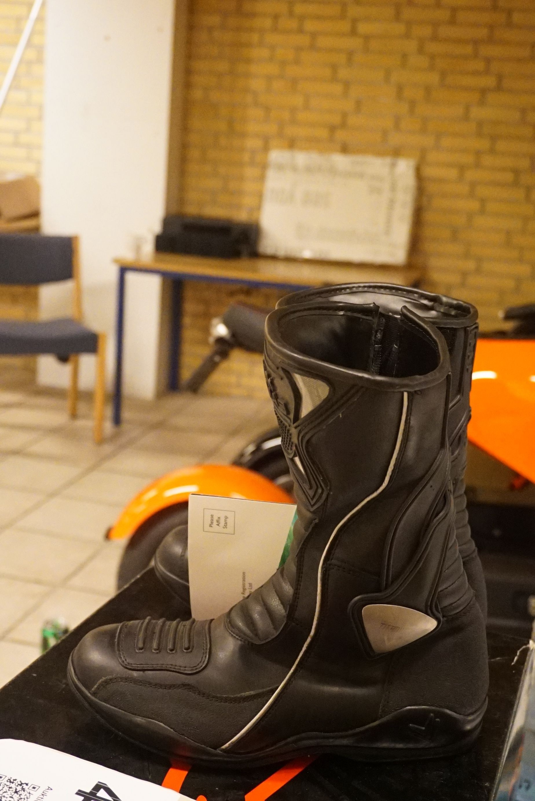 amatør Ekspedient samtale Motorcykel støvler, mærke: FRANK THOMAS, Str: 41-42 - KJ Auktion -  Maskinauktioner