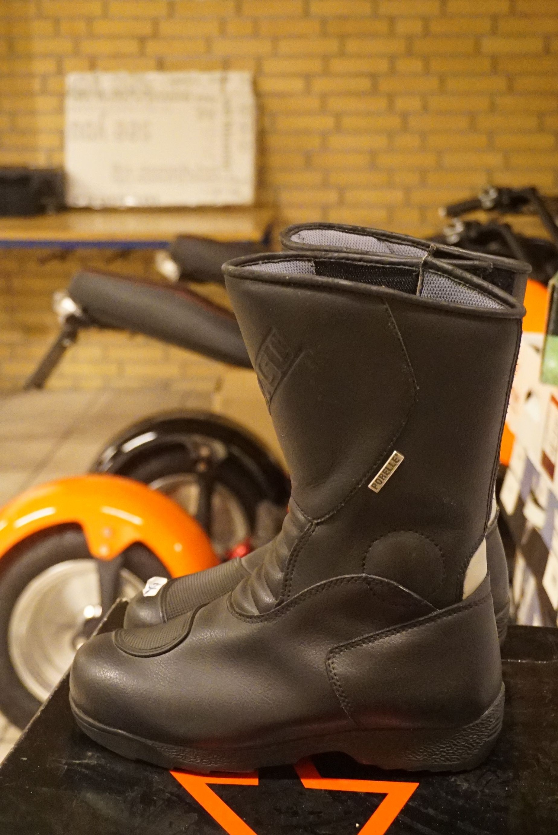 Motorcykel støvler, mærke: MP-ASU, Str: - KJ Auktion - Maskinauktioner