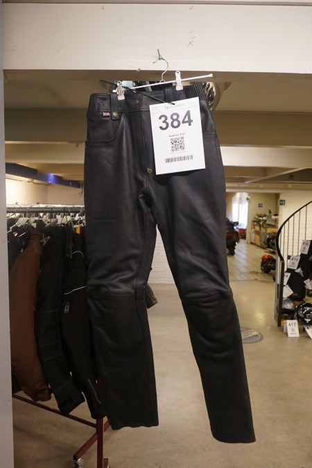 Motorcykel læderbukser, mærke: FRANK THOMAS, Str: 38 EUR