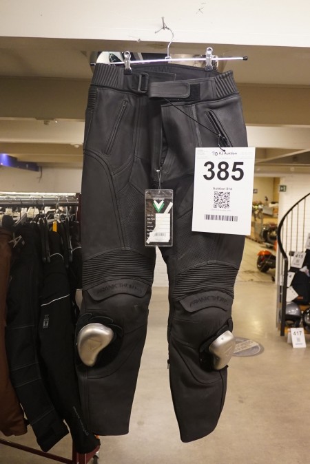 Motorcykel læderbukser, mærke: FRANK THOMAS, Str: 50 EUR