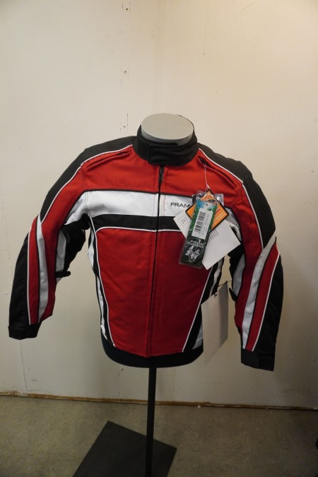 Motorcykel jakke, mærke: FRANK THOMAS. Str: 2XL
