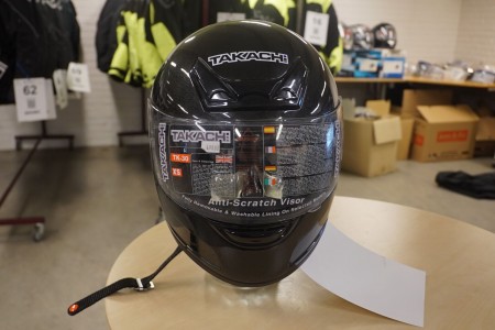 Motorcykel hjelm, mærke: TAKACHI, Str: XS