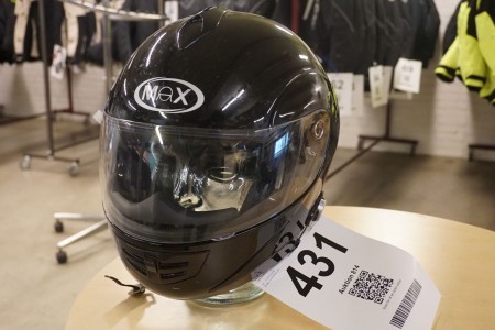 Motorcykel hjelm, mærke: MAX, Str: Ukendt