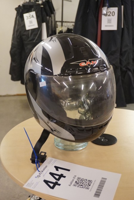 Motorcykel hjelm, mærke: CAN, Str: XL 61