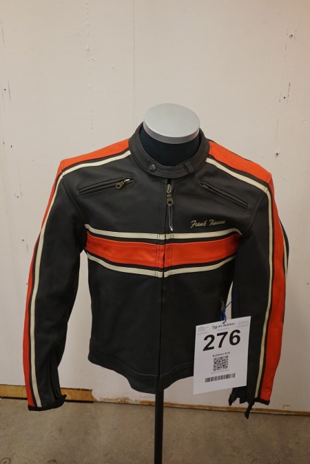 Motorcykel jakke, mærke: FRANK THOMAS. Str: 58 EUR