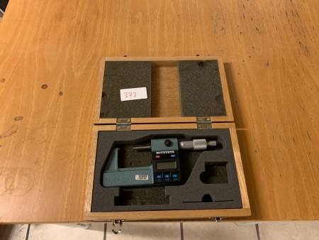 Udvendig digital mikrometer skrue, mærke: Mitutoyo