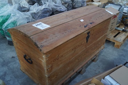 Coffin in wood