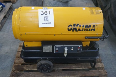 Heat gun on wheels, brand: Oklima, model: SD 140