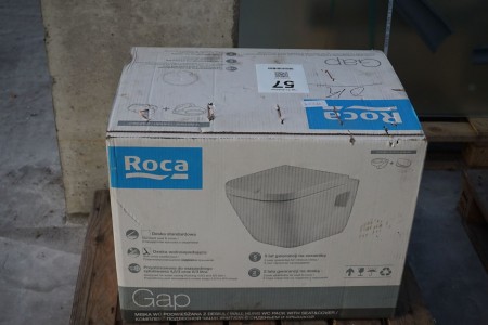 Wall toilet, brand: Roca, model: The Gap