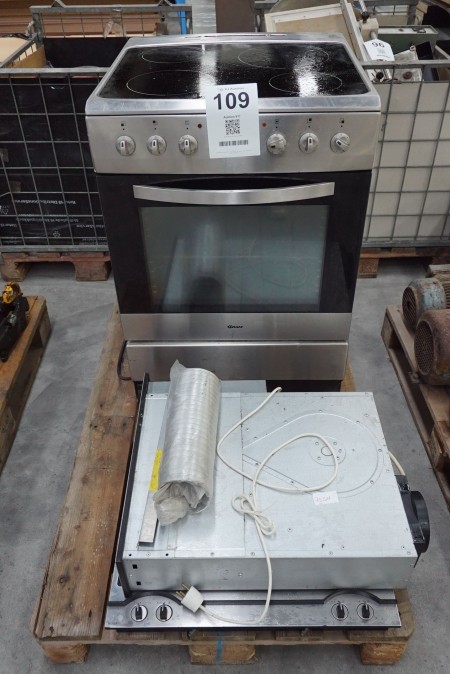 Stove with built-in oven, brand: Gram + Induction hob with scope
