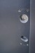 Facade door in wood / aluminum