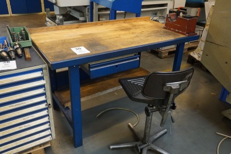 File bench with drawer and tool setter