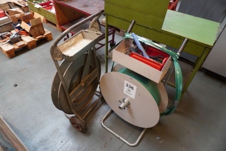 Belt tensioner trolley with Tape and tensioner.