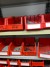 1 compartment steel shelf with content