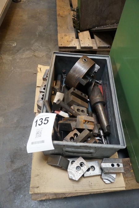 Lot clamping tool, 3 claw and drill