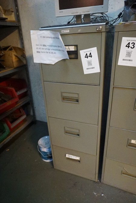 Metal filing cabinet, Brand: Harvey