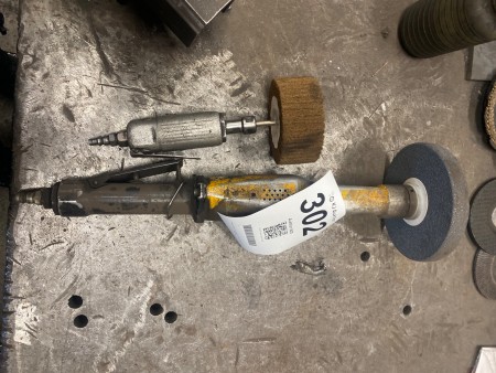 4 pcs. air-powered grinding tools