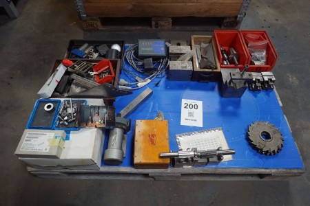 Various contents on pallet